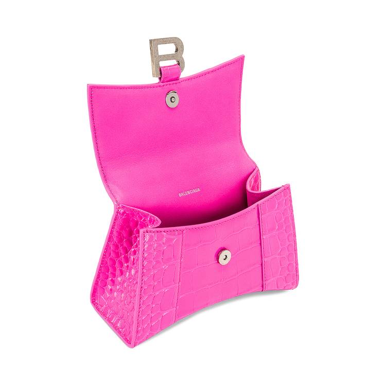 Buy Balenciaga XS Hourglass Top Handle Bag 'Candy Pink' - 592833