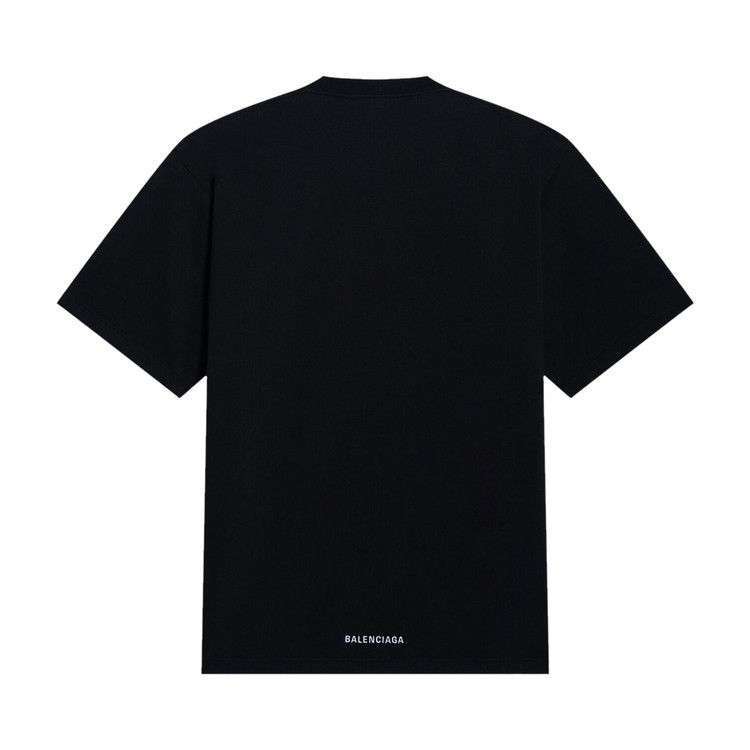 Buy Balenciaga Pride 2021 Oversized Tee 'Black' - 651795