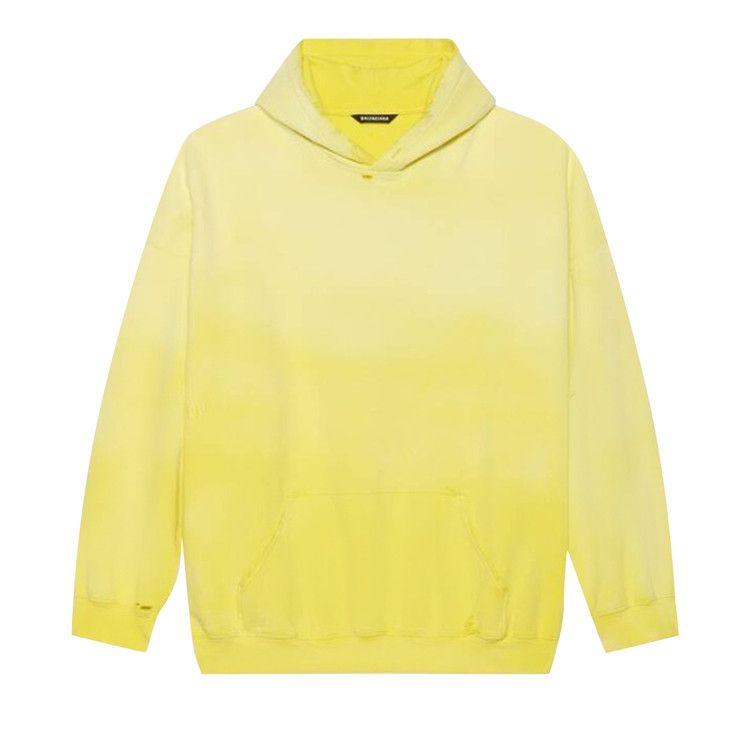 Balenciaga oversized hoodie yellow on sale