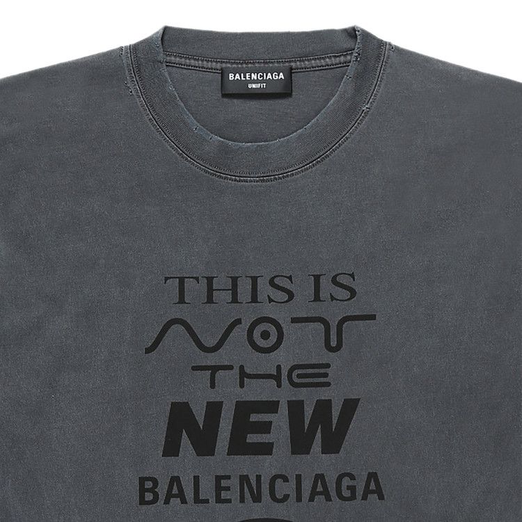 Balenciaga Organic Cotton T-Shirt Black