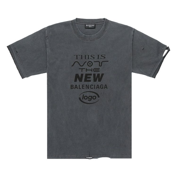 Balenciaga Organic Cotton T-Shirt Black