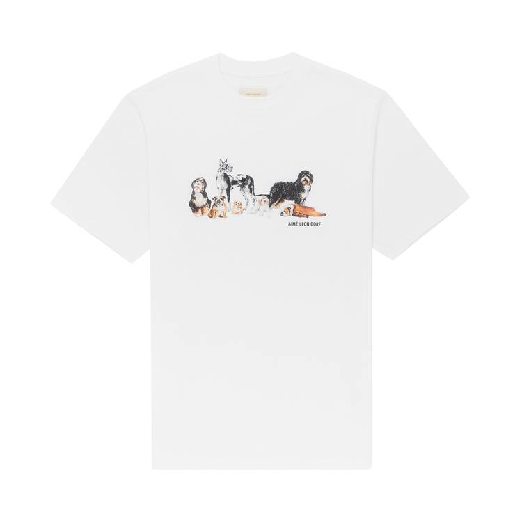 T-shirt Aimé Leon Dore Dog Park Graphic Tee 'White' SU21CT000 WHIT