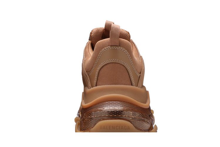 Balenciaga Triple S Sneaker Clear Sole - Light Camel