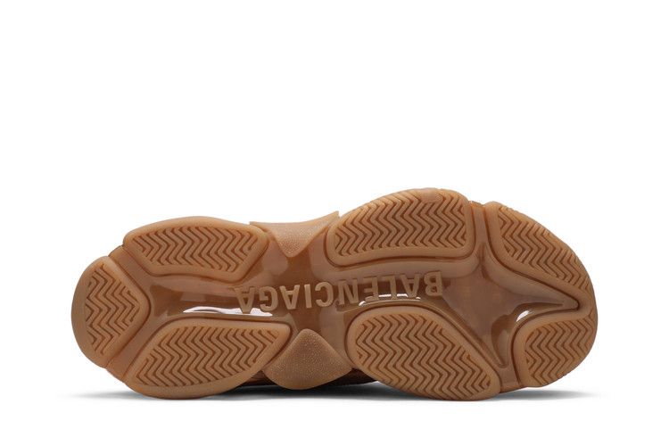 Balenciaga Triple S Sneaker Clear Sole - Light Camel