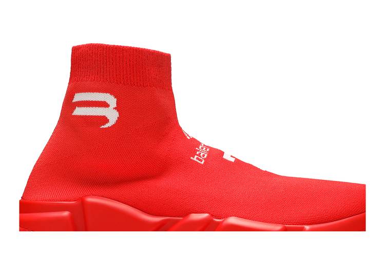 MSRP $895, Balenciaga Speed Sneaker Intense Red, Size 13US