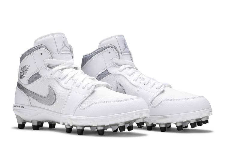 All white shop jordan football cleats