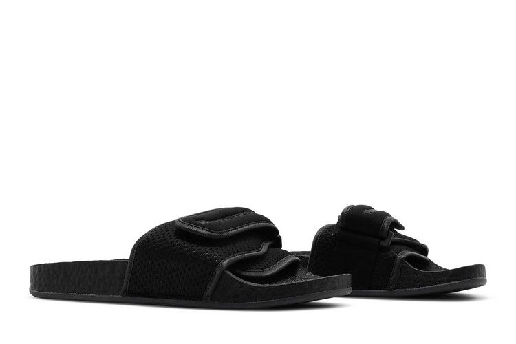 在庫処分 adidas x ファレル ウィリアムス スライド GX2483 Buy Pharrell x Chancletas Hu Slide 'Black Future' - GX2483