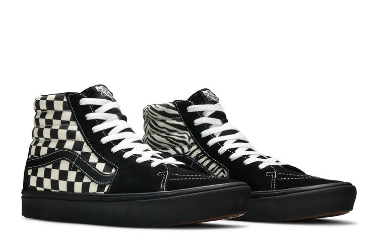 Vans Sk8-Hi Comfycush Mixed Media - Black Checker