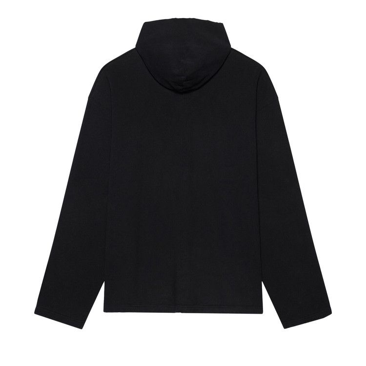 Balenciaga Free Embroidered No Rib Hoodie Black