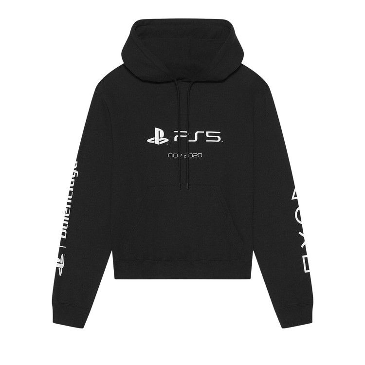 Balenciaga Playstation Shrunk Hoodie Black