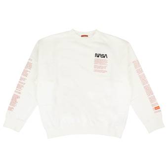 Buy Heron Preston NASA Crew Neck Sweatshirt 'White 