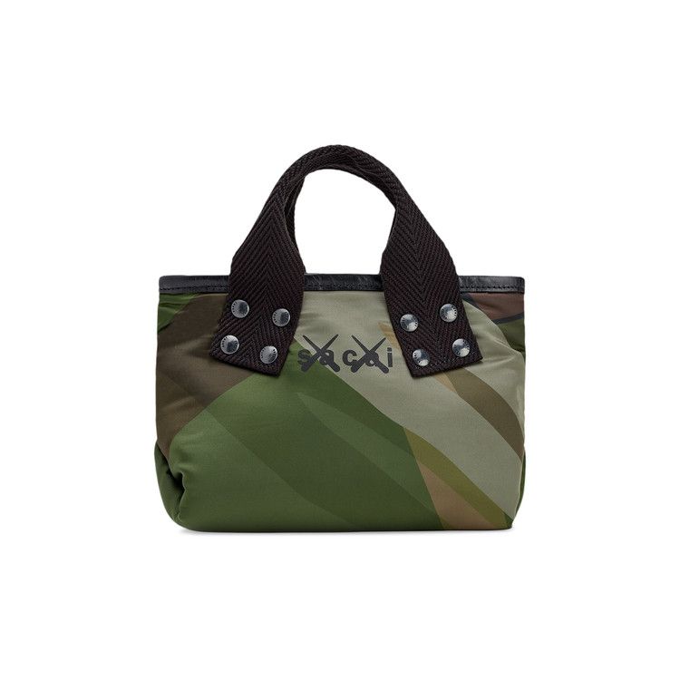 Buy Sacai x KAWS Small Tote Bag 'Camouflage' - 21 0256S 936 | GOAT UK