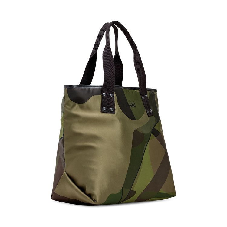 Buy Sacai x KAWS Large Tote Bag 'Camouflage' - 21 0254S 936 | GOAT