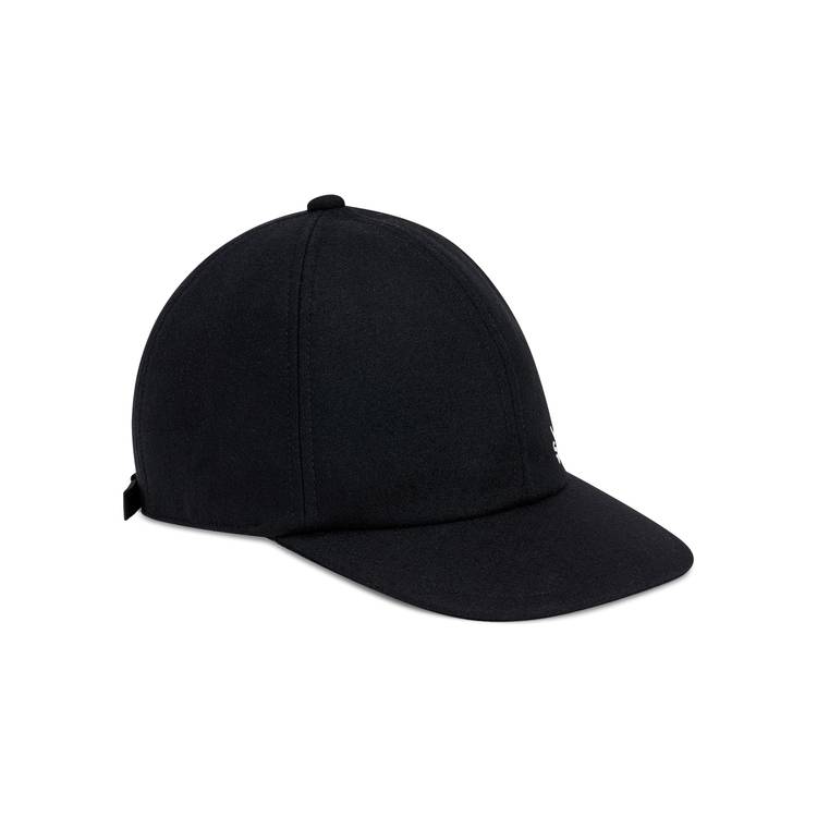 Buy Sacai x KAWS Melton Cap 'Black' - 21 0289S 0031 | GOAT