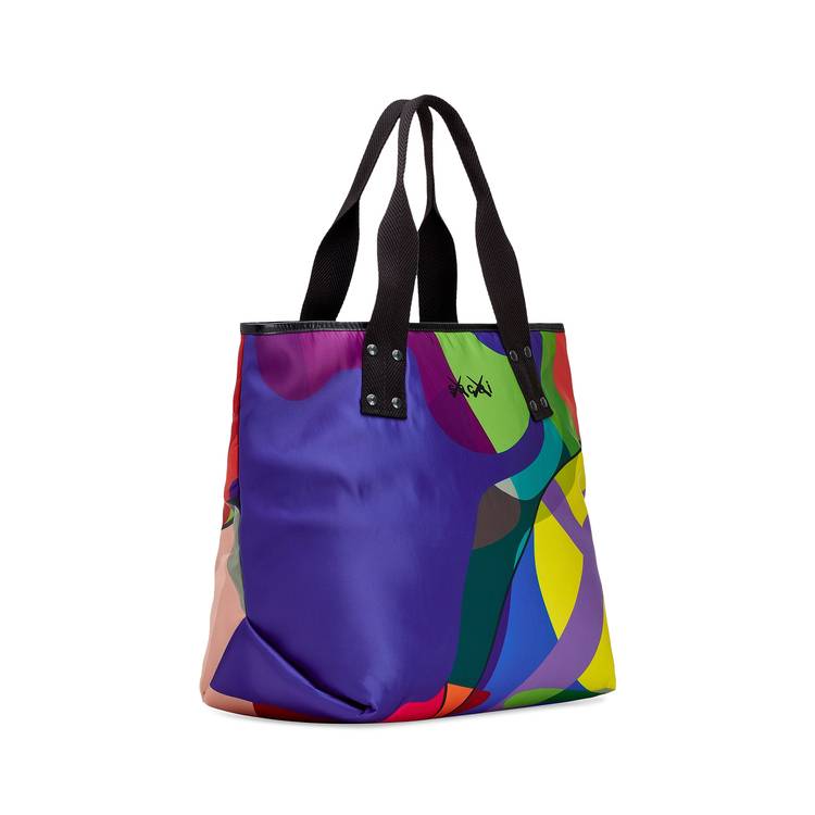 Buy Sacai x KAWS Large Tote Bag 'Multicolor' - 21 0254S 926 | GOAT