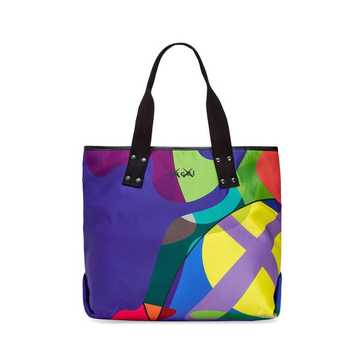 Buy Sacai x KAWS Large Tote Bag 'Multicolor' - 21 0254S 926 Buy Sacai x KAWS Large Tote Bag 'Multicolor' - 21 0254S 926