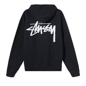 Buy Stussy x Our Legacy Yin Yang Pigment Dyed Hoodie 'Black' - 3923657 BLAC  | GOAT