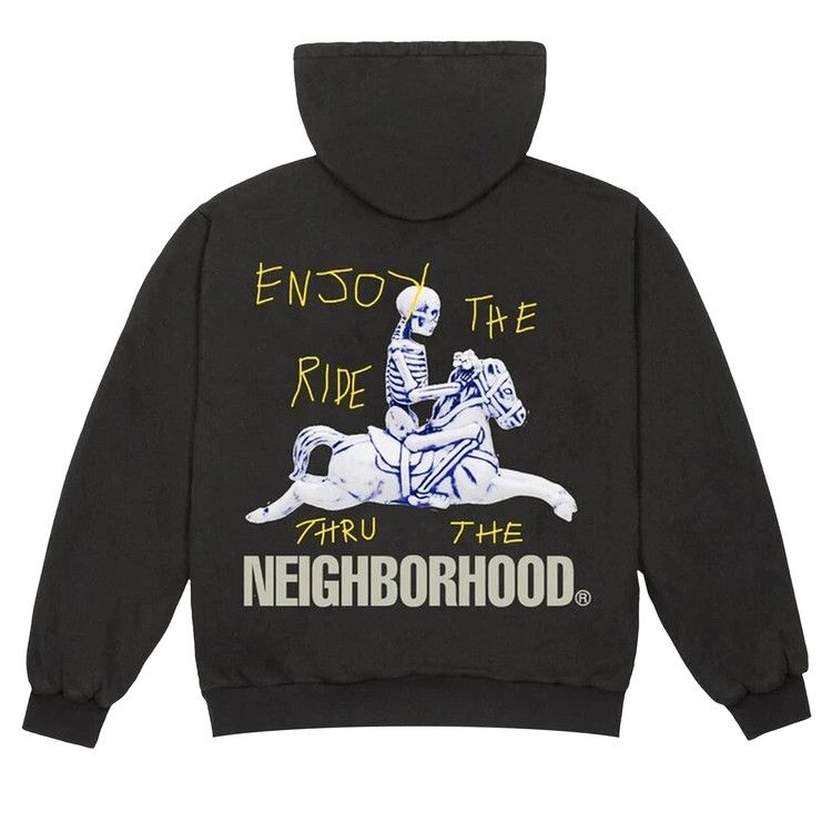 Cactus Jack by Travis Scott x Neighborhood Carousel Hoodie 'Black'