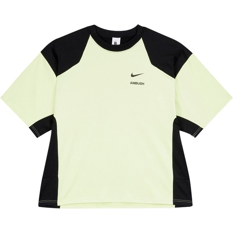 Nike Women's X Ambush Shorts-Sleeve T-Shirt Ghost Green/Black