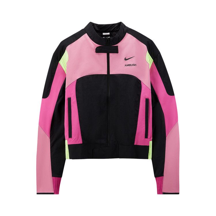 Nike Women's X Ambush Motorcycle Jacket Magic Flamingo/Black