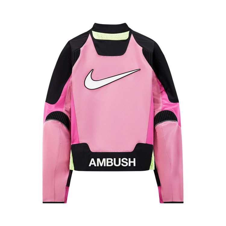 Nike Women's X Ambush Motorcycle Jacket Magic Flamingo/Black