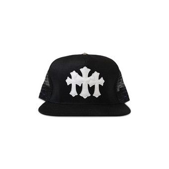 【人気/関税/送料込み】 Chrome Hearts Trucker Hat Black - Mia 764081_01.jpg.jpeg