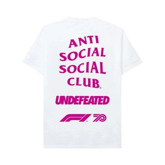 Buy Anti Social Social Club x UNDFTD x F1 Tee 'White' - 0657