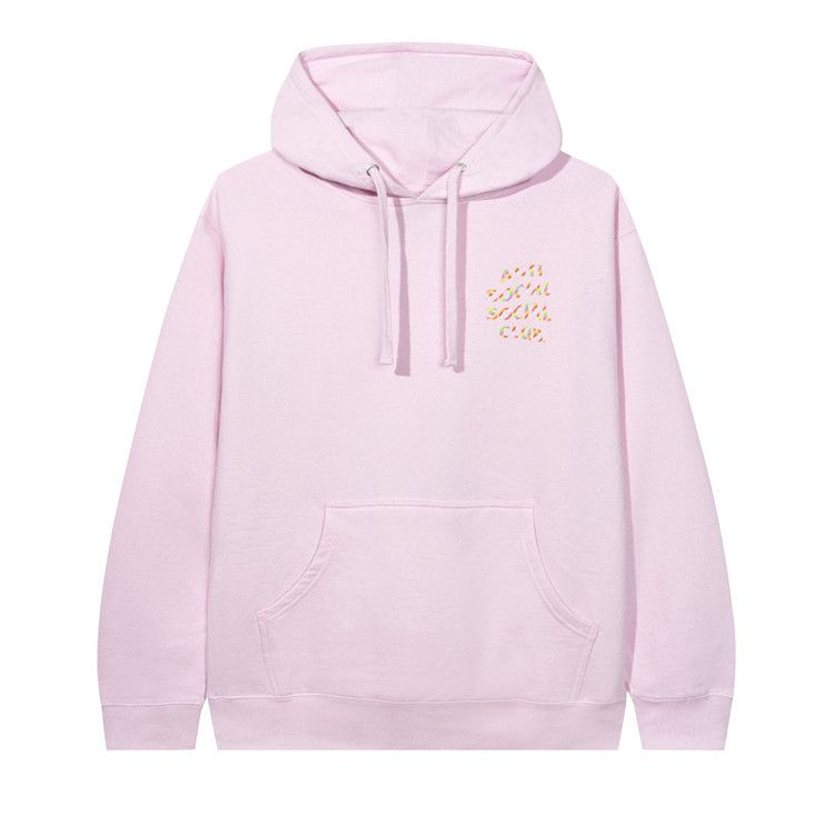 Anti social hoodie pink hotsell