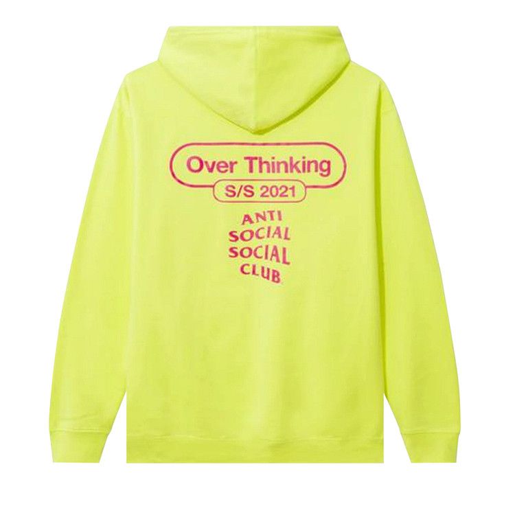 Anti social social club best sale neon hoodie