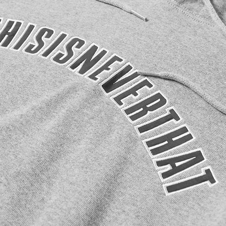 thisisneverthat New Arc Hooded Sweatshirt 'Heather Grey' | GOAT