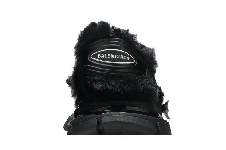 Balenciaga Wmns Furry Sandal 'Black'