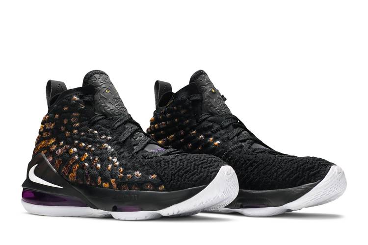 Nike LeBron James XVII 17 Shoes Lakers GS 4 Youth 4Y BQ5594-004 Basketball  Black