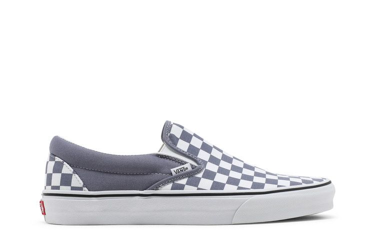 vans slip on blue granite