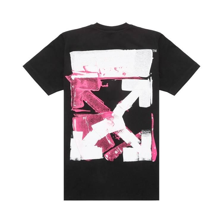 OFFWHITE SS21 PINK ARROW BLACK T-SHIRT – The Factory KL