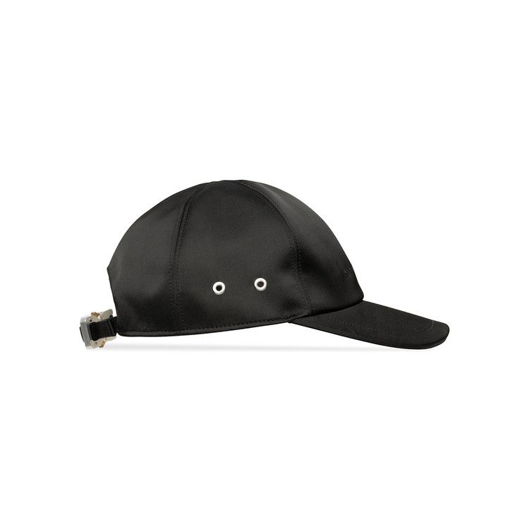 Buy 1017 ALYX 9SM Satin Logo Hat With Buckle 'Black Buy 1017 ALYX 9SM Satin Logo Hat With Buckle 'Black