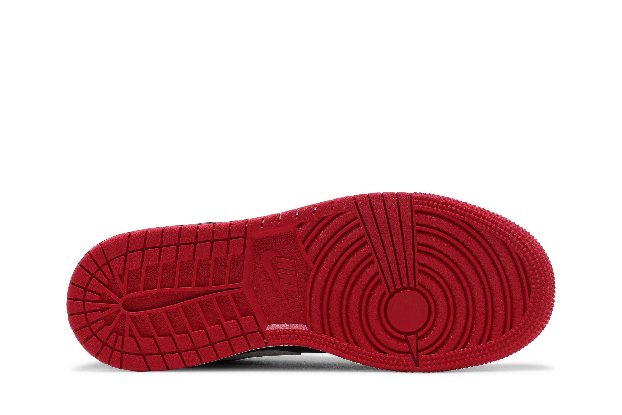 Pre-owned Air Jordan 1 Low Gs 'black Very Berry' In Red
