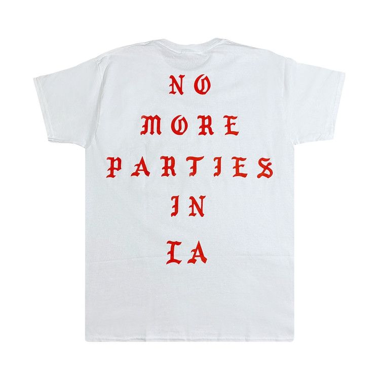 Buy Kanye West No More Parties In LA T-Shirt 'White' - 2076