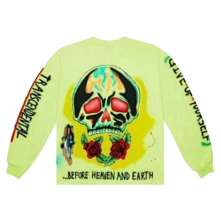 Buy Kanye West x Wes Lang Skeleton Long-Sleeve T-Shirt 'Green