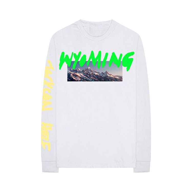 Kanye West Wyoming Long hot Sleeve T-Shirt Size L