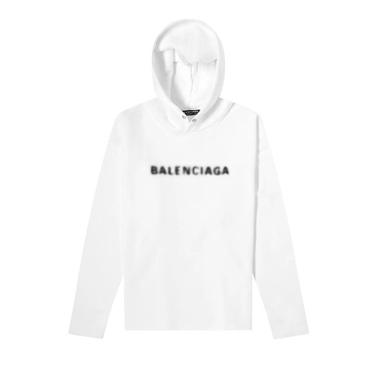 Buy Balenciaga No Rib Hoodie 'White' - 661711 TKVD6 9040 | GOAT