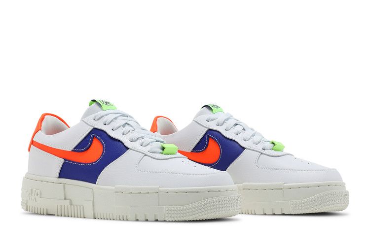 Wmns Air Force 1 Pixel 'White Concord Crimson' | GOAT