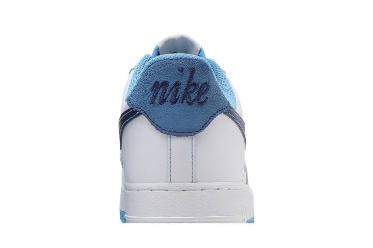 Nike Air Force 1 Custom Royal Gold 👑 Blue Pearlescent 🔵 Splatter White  Shoes