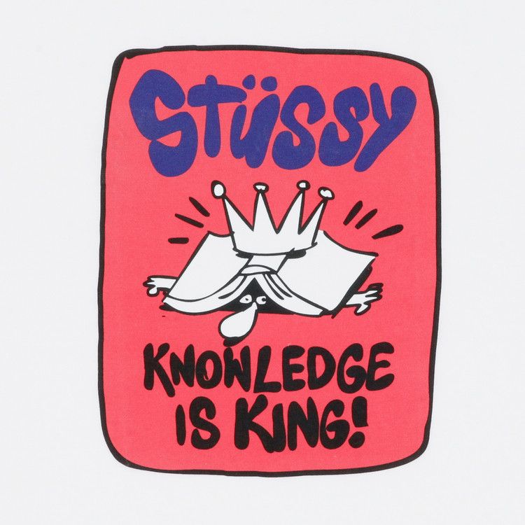 STUSSY トップス　knowledge is king‼︎ Buy Stussy Knowledge Is King Tee 'White' - 0535
