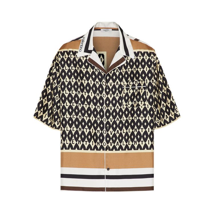 Buy Valentino Silk Shirt 'St. Foulard Archive Nero' - WV3AAB957CB
