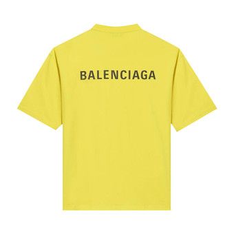 Buy Balenciaga Medium Fit T-Shirt 'Yellow' - 612966 TIVG5 7440 | GOAT