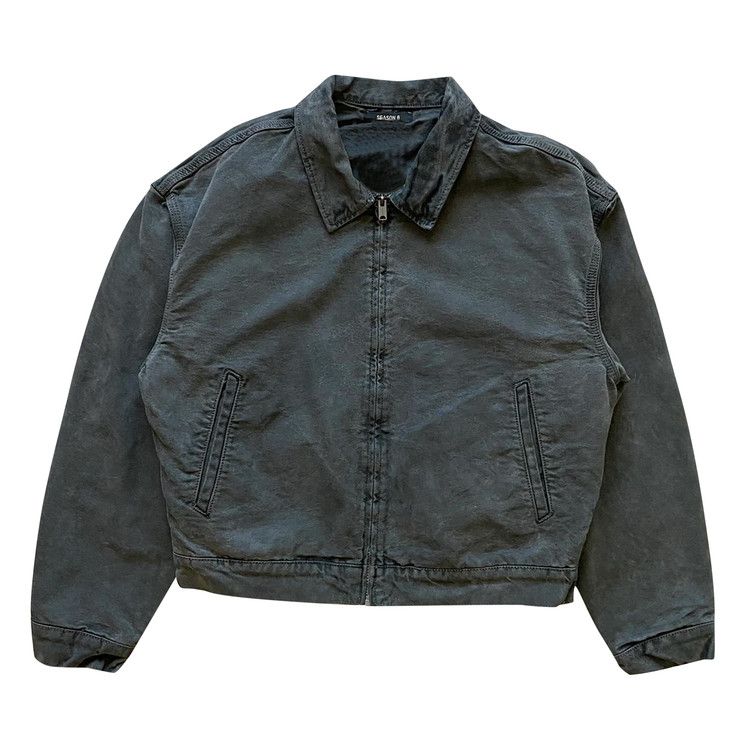 Buy Yeezy Season 6 Canvas Work Jacket 'Black' - 0071
