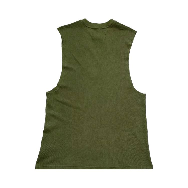 Buy Yeezy Season 1 Sleeveless Shirt 'Army Green' - 0071 