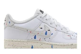 GS) Nike Air Force 1 LV8 3 'Paint Splatter - White' DJ2598-100