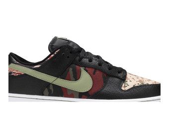 camo dunks goat