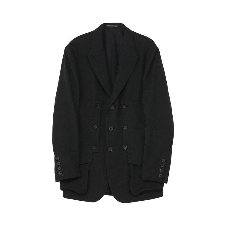 Buy Yohji Yamamoto Pour Homme Multi Button Jacket 'Black' - HX J15